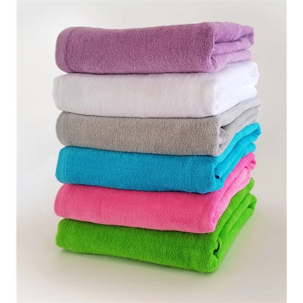 28x58 Economy Light Weight 9 Lbs/ Dz Terry Beach Towels 100%