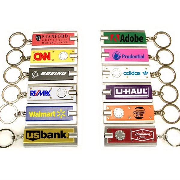 Key chain with flashlight