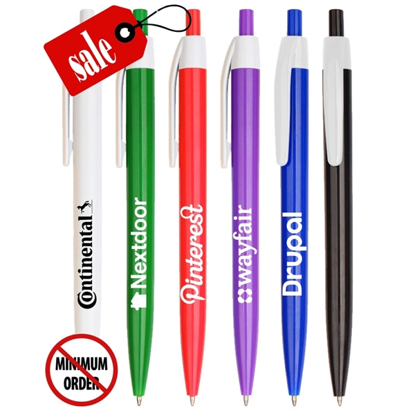 Closeout "Promotional" Colored Click Pen - No Minimum BB24