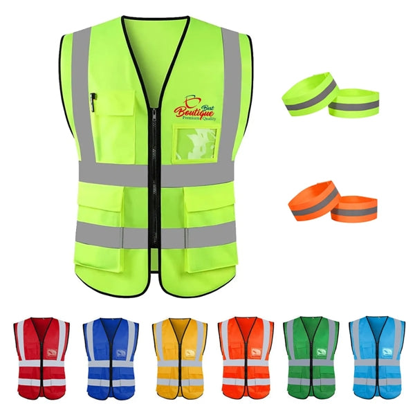 ANSI/ISEA Standards High Visibility Reflective Safety Vest
