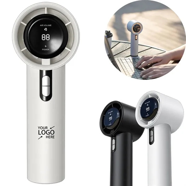 Portable Turbo Fan 100 Speeds USB Rechargeable Mini Cool