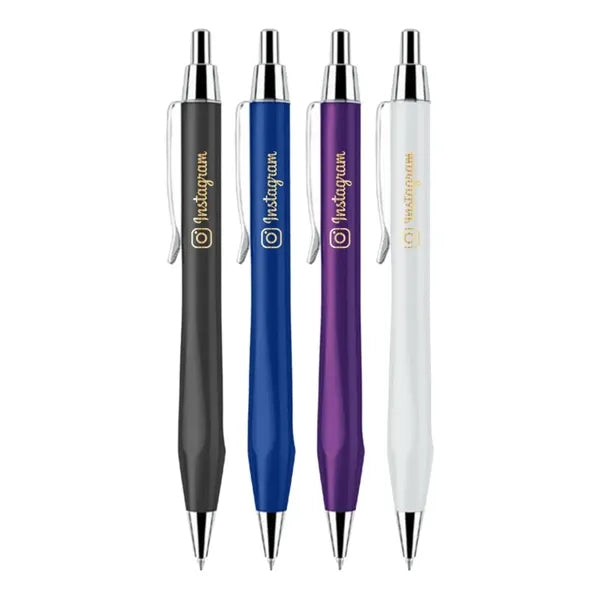 Union Printed - Pear Solid Brass Click Metal Pen