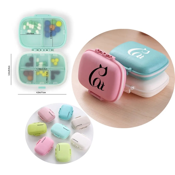 8 Compartments Pill Case