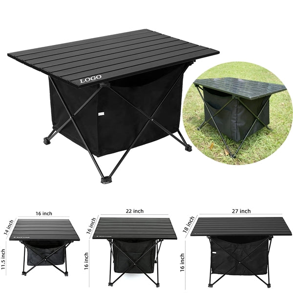 Ultralight Aluminum Camp Table with Storage Bag