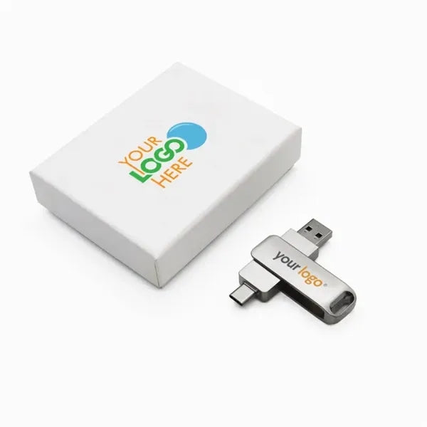 2-in-1 Metal Flash Drive