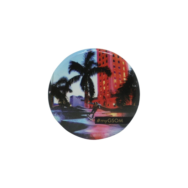 1" Round Button Full Color 1-Piece w/safety Pin