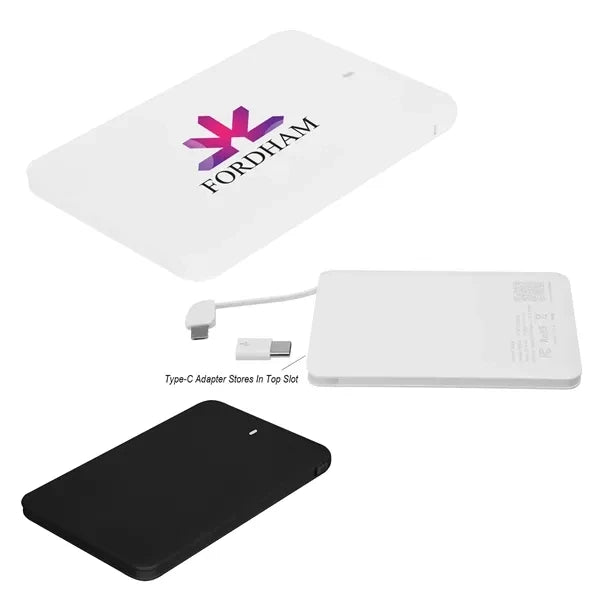 Slim 2500 MAH 3-In-1 Power Bank