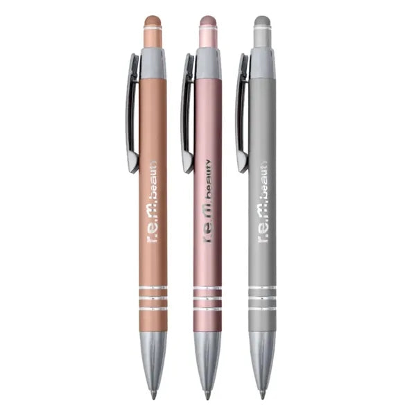 Union Printed - Plato Stylus Metallic Click Metal Pen