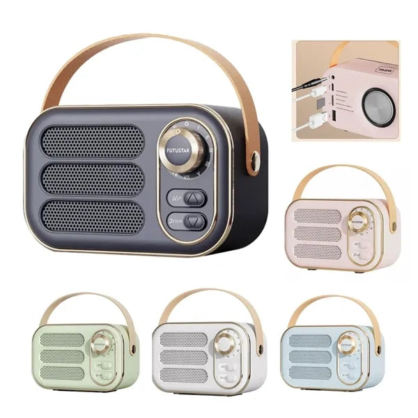 Retro Boom FM Radio & Wireless Speaker