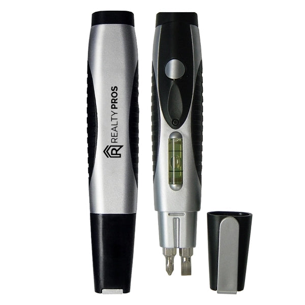 Screwdriver, Level & LED Flashlight - One Color
