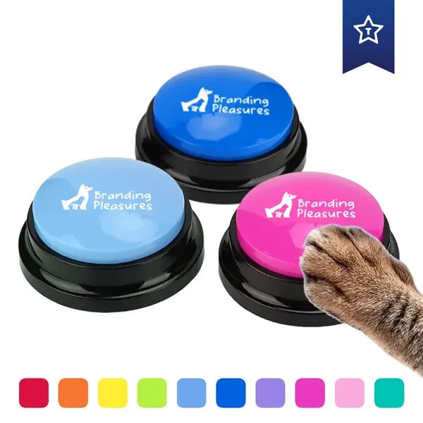 Recordable Dog Training Button Talking Sound Buzzer 3.5 Inch