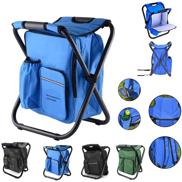 Folding Backpack Cooler Chair