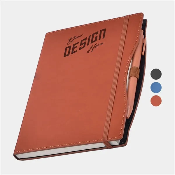 TiTUS® Executive Companion A5 Notebook with Pen & Elastic