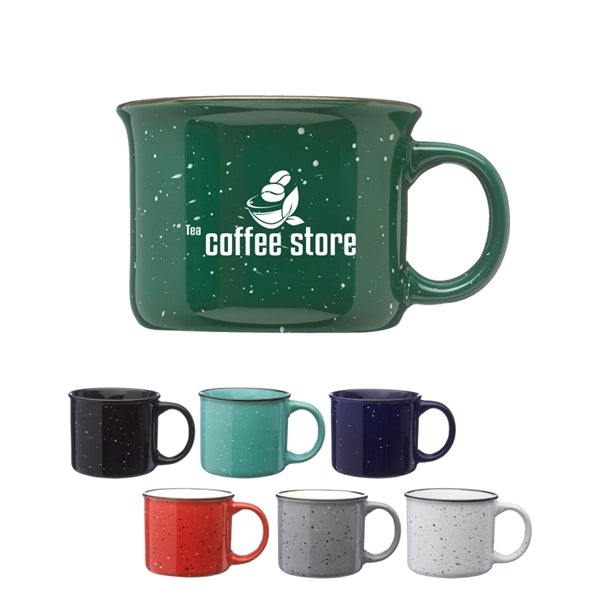 8 oz. Ceramic Campfire Coffee Mugs
