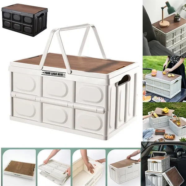 Foldable Camping Storage Box Car Trunk Organizer