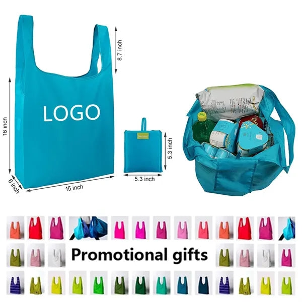 Reusable Grocery Tote Bags With Pouch