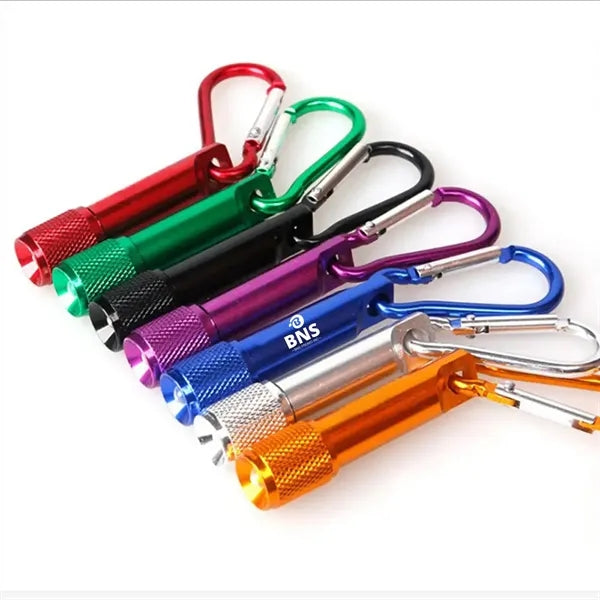 Mini LED Keychain Flashlight Torch with Carabiner