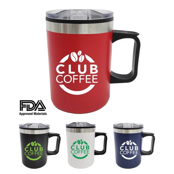 14oz Double Wall Stainless Steel Insulated Travel Mug