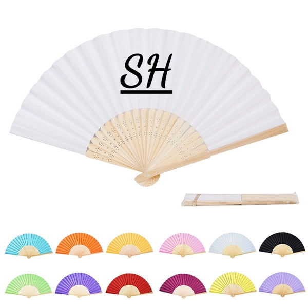 Paper Bamboo Folding Fan
