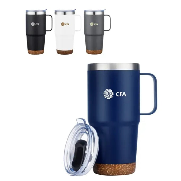 Union Printed - 24oz Travel Mug w/ Cork Bottom