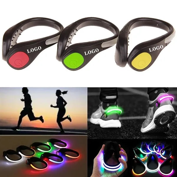 Night Safety LED Shoe Clip Light for Running Walking