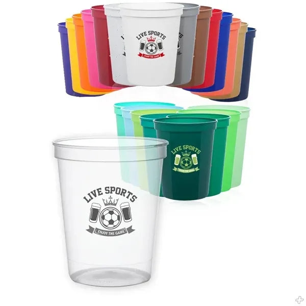 16 oz. Reusable Plastic Stadium Cup