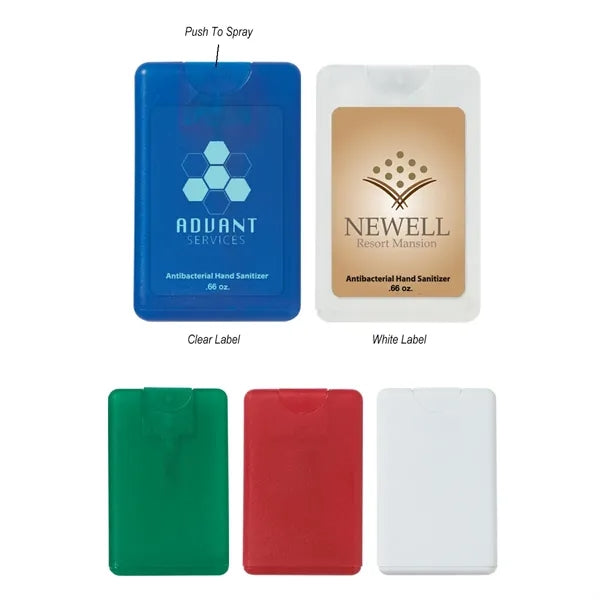 0.66 Oz. Card Shape Hand Sanitizer