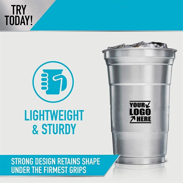 Aluminum Cup Recyclable Party 16 oz Cup