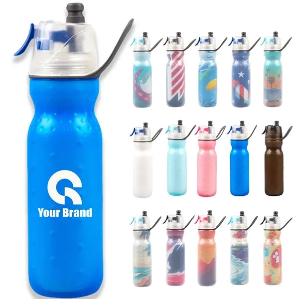 20oz Leakproof Heat Insulation Sports Spray Water Bottle