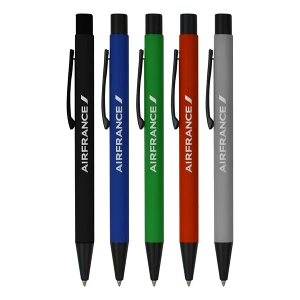 Union Printed -  Click Metal Ballpoint Pen Laser Engraved