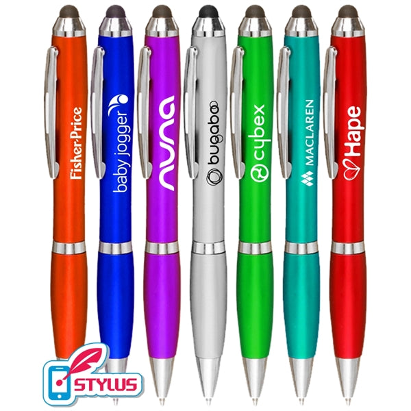 Union Printed, Colored "Executive" Stylus Pens