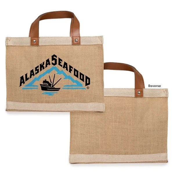 Petite Jute Luxe Tote