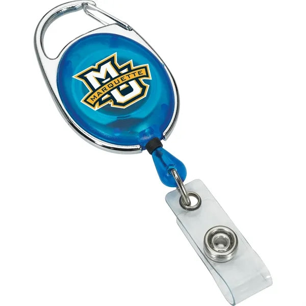 Carabiner Style Retractable Badge Holder