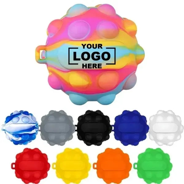 Silicone Stress Relief Popper Ball Fidget Toy