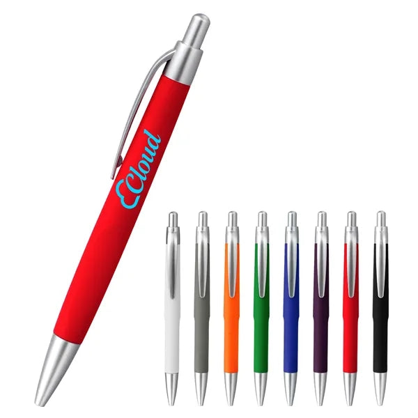 1.0mm Midpoint Retractable Ballpoint Pen W/ Comfort Grip