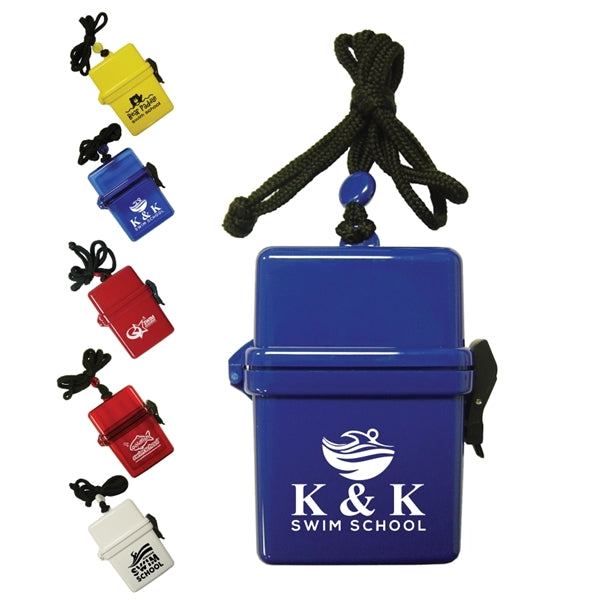 Waterproof Swim Box with Necklace Rope