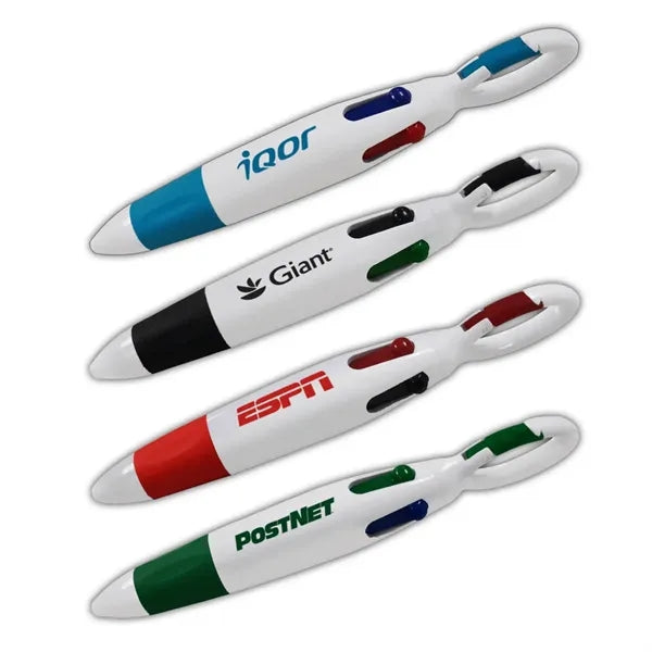 Popular...4 Color Carabineer Ballpoint Custom Pens