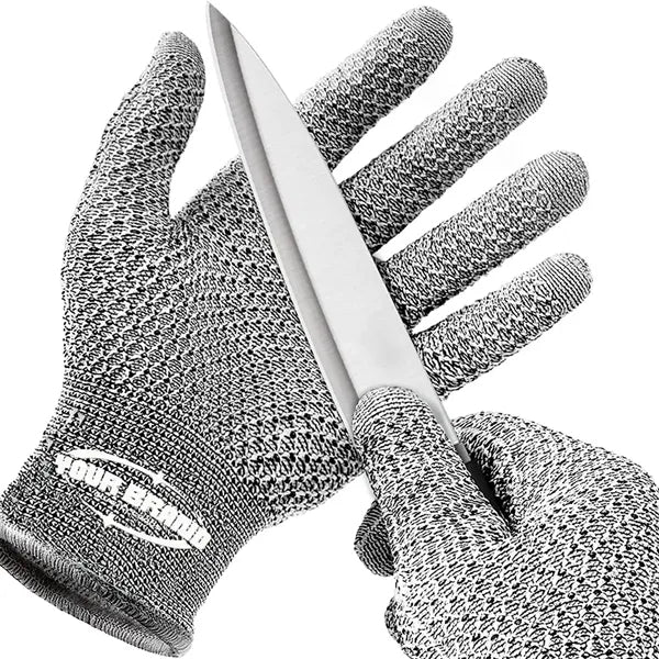 Level 5 Cut Proof Chainmail  Kitchen Safety HPPE Gloves
