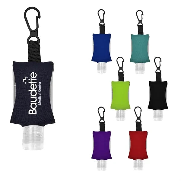 0.5 Oz. Hand Sanitizer With EVA Case and Clip