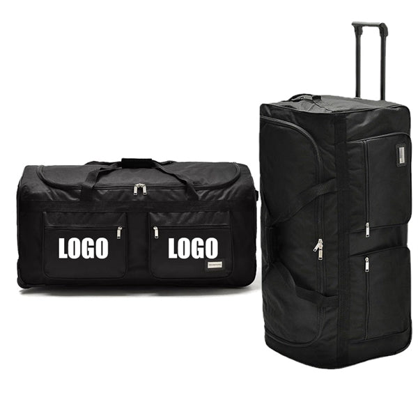 32-40 Inch Large Capacity Travel Rolling Duffel Bag