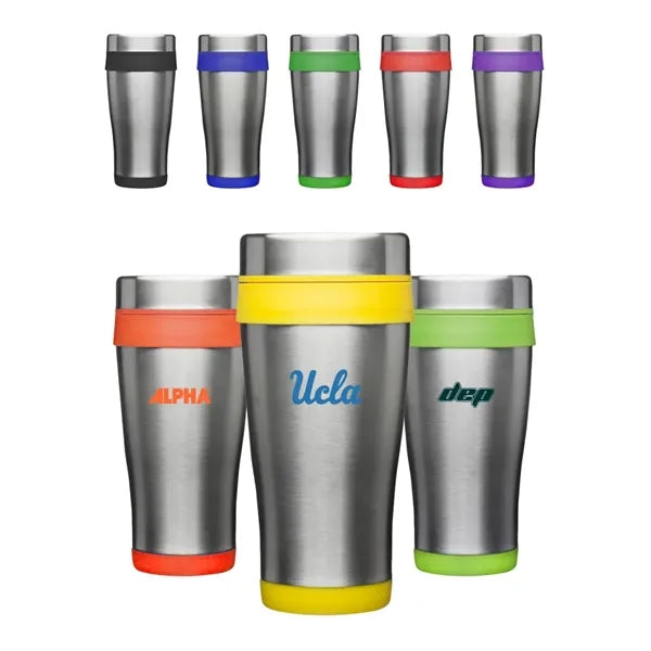 Union Printed - 16 oz. Insulated Stainless Steel Travel Mugs