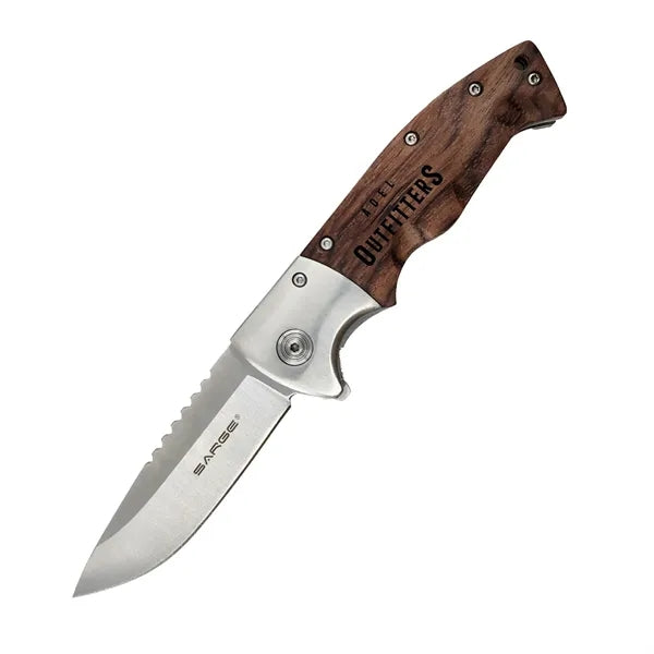 Flash - Wooden Swift Assist Pocket Knife