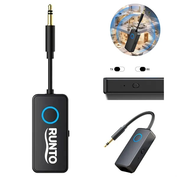 2-in-1 Bluetooth 5.4 Audio Transmitter with 0.14" Port