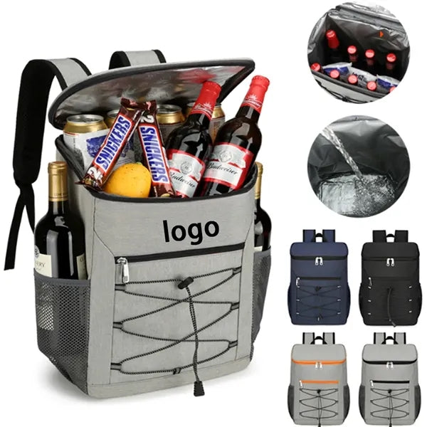 Large Capacity Soft Insulated Cooler Backpack