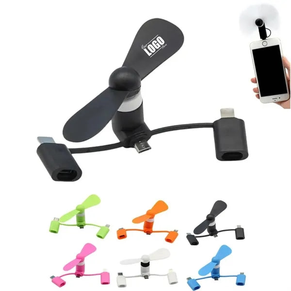 3-in-1 Mini Cell Phone Fan