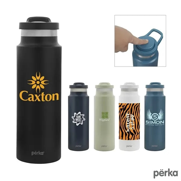 Perka® Monroe 24 oz. Double Wall Recycled Stainless Steel...