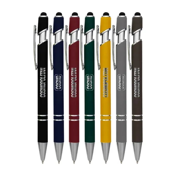 Jenny Stylus Satin Soft Touch Click Metal Pen