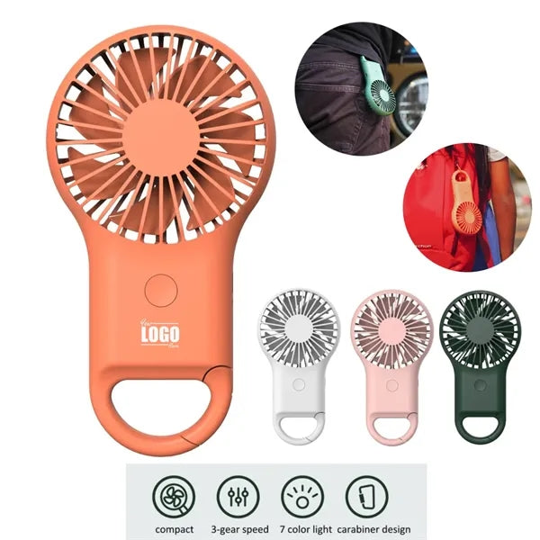 Portable USB Rechargeable Handheld Fan