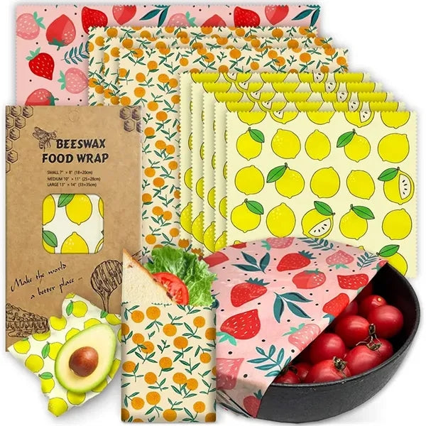 Reusable Beeswax Food Wraps Wax Cloth