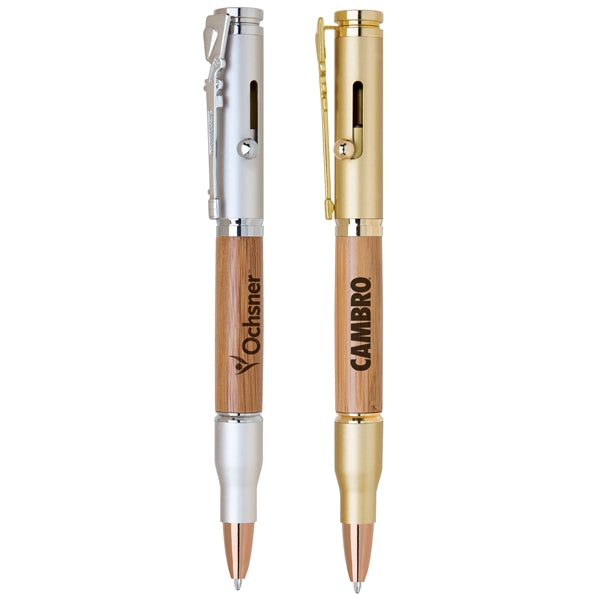 Bullet-III Bamboo Bolt Action Pen
